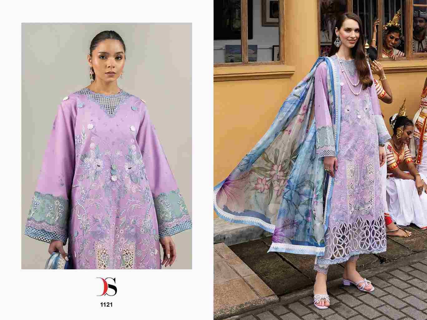 Mushq-25 By Deepsy Suits 1121 To 1126 Series Pakistani Stylish Beautiful Colourful Printed & Embroidered Party Wear & Occasional Wear Pure Cotton Dresses At Wholesale Price