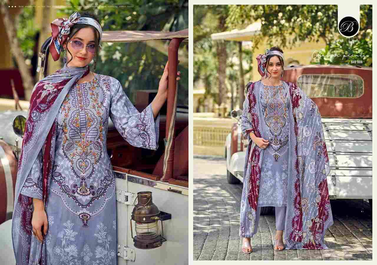 Naira Vol-106 By Belliza 848-001 To 848-008 Series Beautiful Festive Suits Stylish Fancy Colorful Casual Wear & Ethnic Wear Pure Cotton Print Dresses At Wholesale Price
