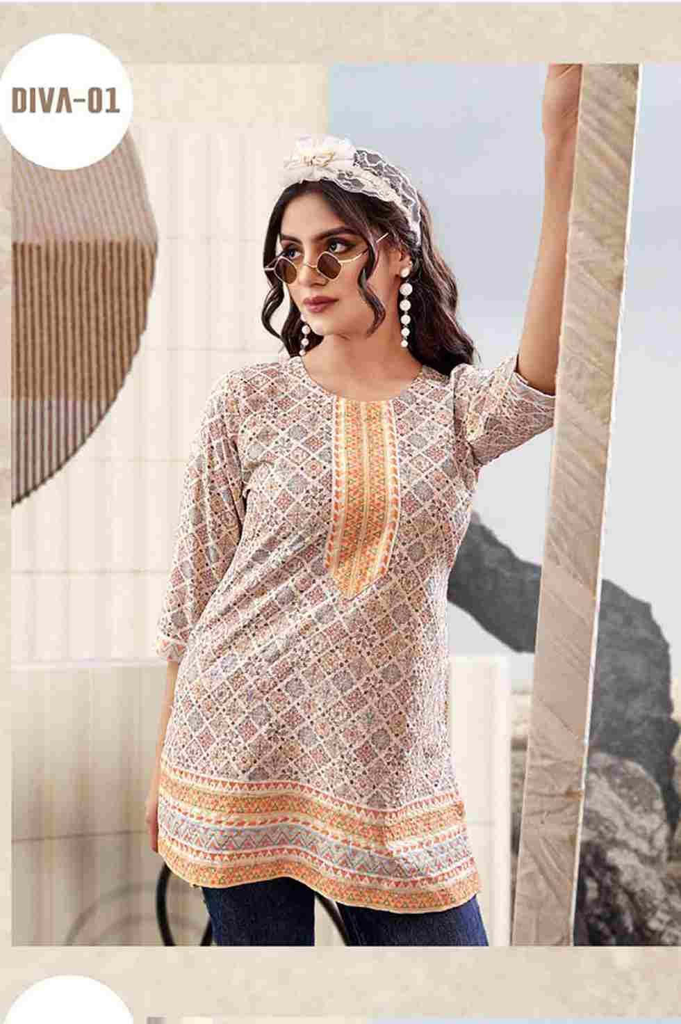 Diva By Rangmaya 01 To 08 Series Designer Stylish Fancy Colorful Beautiful Party Wear & Ethnic Wear Collection Bombay With Work Tops At Wholesale Price