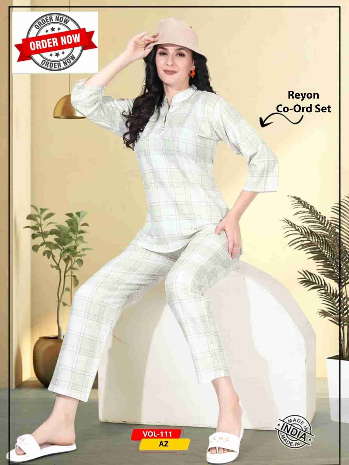 Vol-111 By Kaamiri 111-A To 111-F Series Beautiful Stylish Fancy Colorful Casual Wear & Ethnic Wear Heavy Rayon Night Suits At Wholesale Price