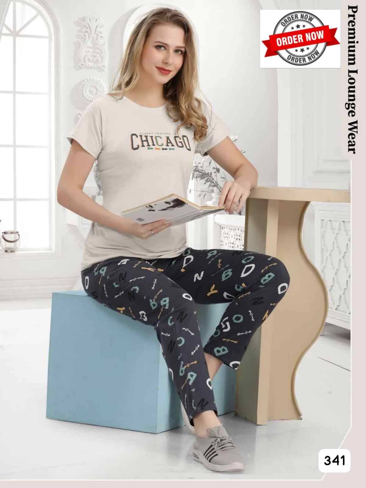 Vol-341 By Kaamiri 341-A To 341-F Series Beautiful Stylish Fancy Colorful Casual Wear & Ethnic Wear Hosiery Cotton Night Suits At Wholesale Price