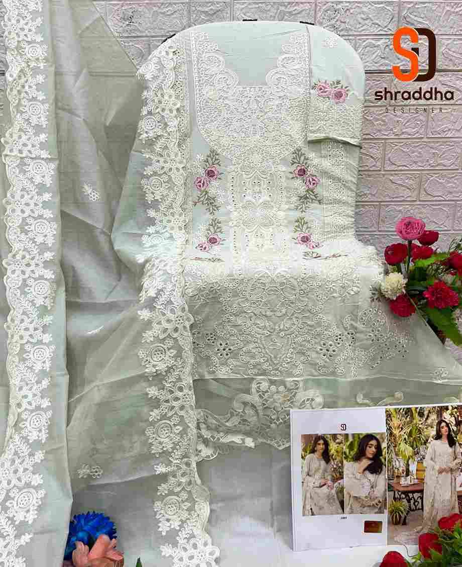 Elaf Vol-1 By Shraddha Designer 1001 To 1004 Series Designer Pakistani Suits Beautiful Stylish Fancy Colorful Party Wear & Occasional Wear Pure Cotton Print Embroidered Dresses At Wholesale Price