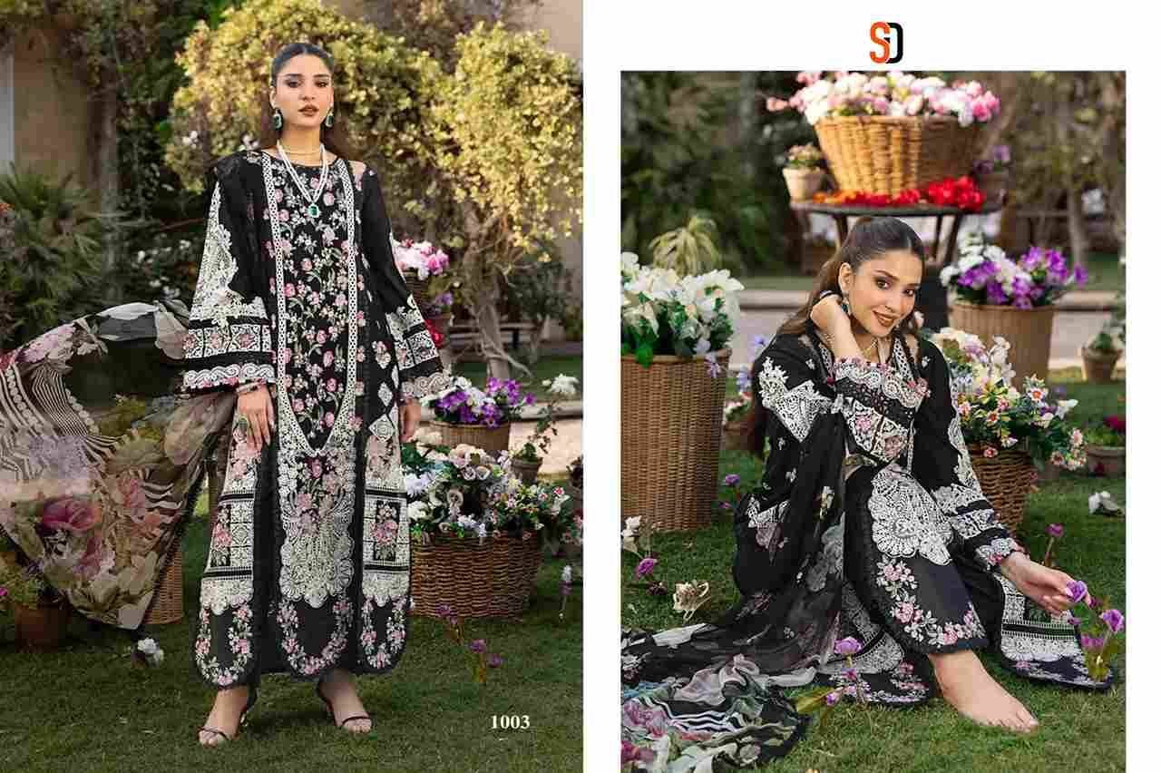 Elaf Vol-1 By Shraddha Designer 1001 To 1004 Series Designer Pakistani Suits Beautiful Stylish Fancy Colorful Party Wear & Occasional Wear Pure Cotton Print Embroidered Dresses At Wholesale Price