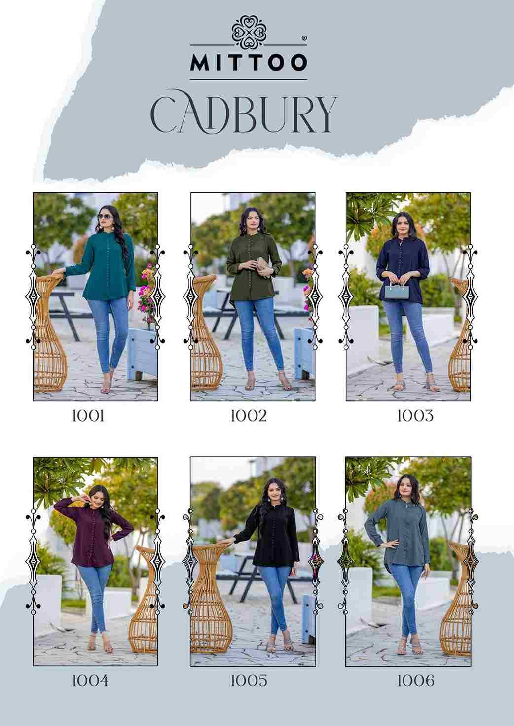 Cadbury By Mittoo 1001 To 1006 Series Designer Stylish Fancy Colorful Beautiful Party Wear & Ethnic Wear Collection Gentleman Tops At Wholesale Price