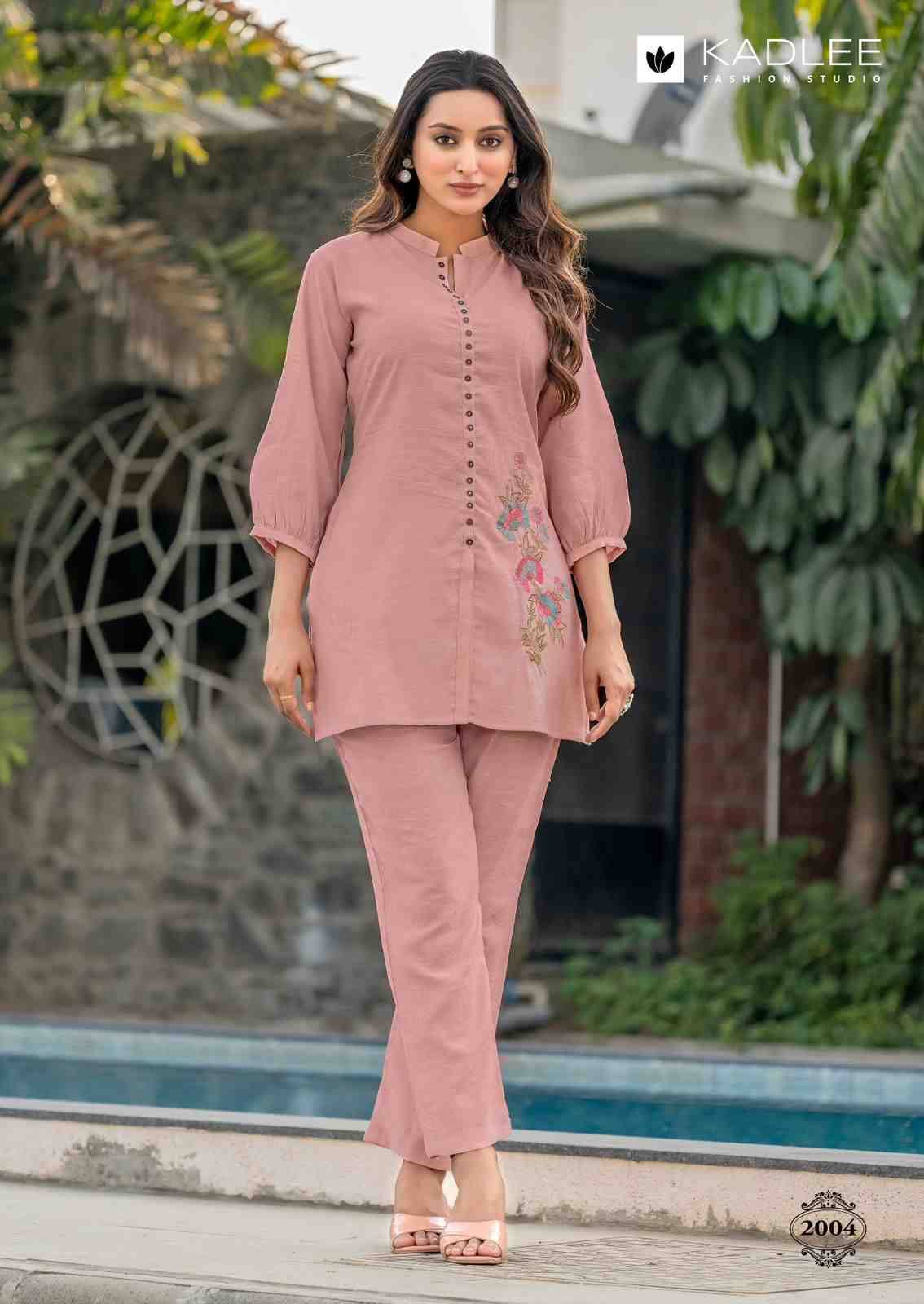 Erina By Kadlee 2001 To 2006 Series Designer Stylish Fancy Colorful Beautiful Party Wear & Ethnic Wear Collection Viscose Crepe Tops With Bottom At Wholesale Price