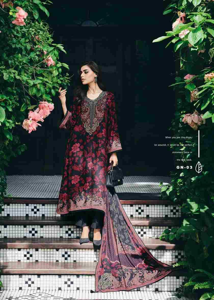 Gulnaaz Vol-3 By Varshaa 01 To 06 Series Beautiful Festive Suits Colorful Stylish Fancy Casual Wear & Ethnic Wear Viscose Muslin Dresses At Wholesale Price