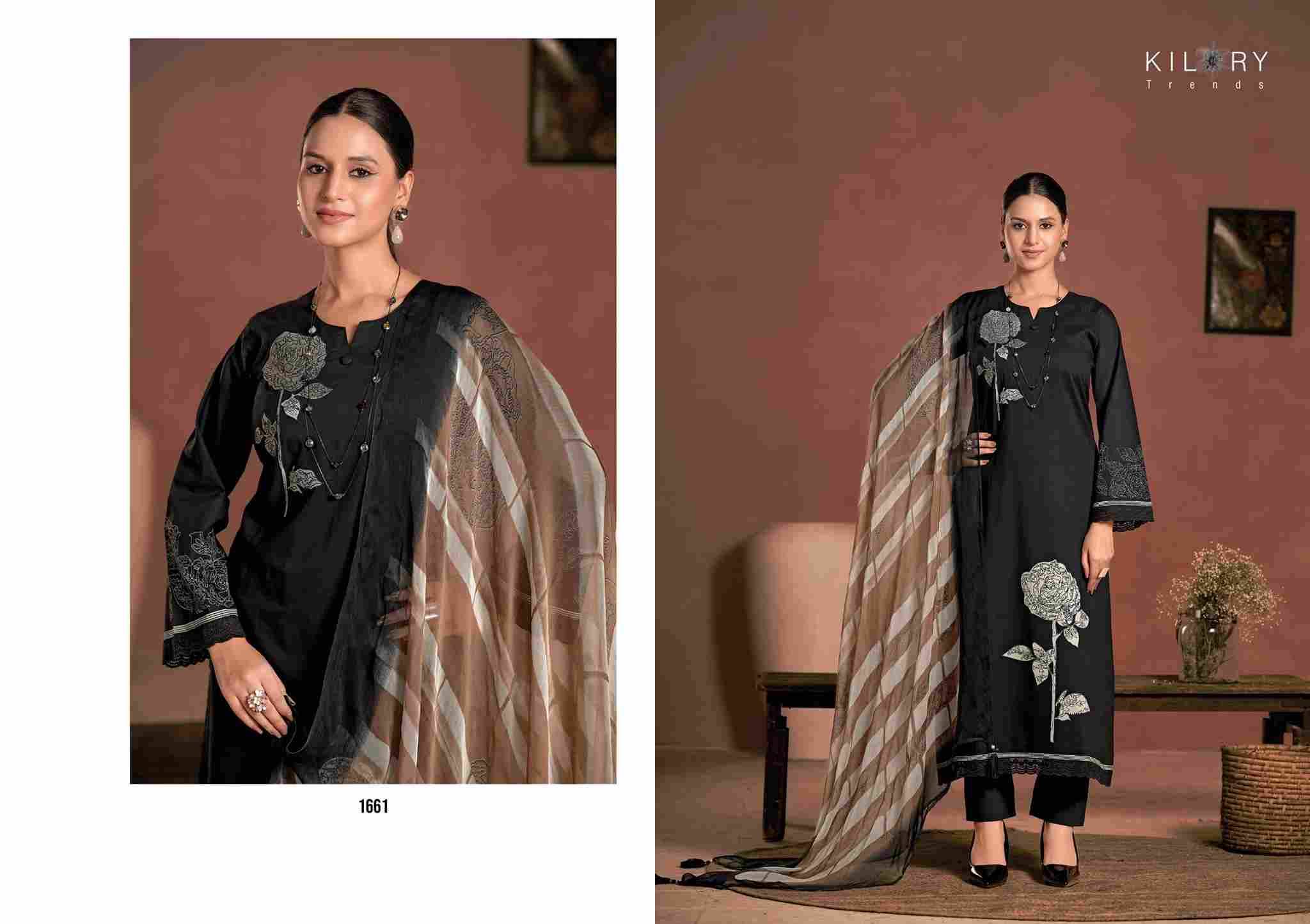 Raisa By Kilory 1661 To 1663 Series Beautiful Festive Suits Colorful Stylish Fancy Casual Wear & Ethnic Wear Pure Lawn Cotton Dresses At Wholesale Price