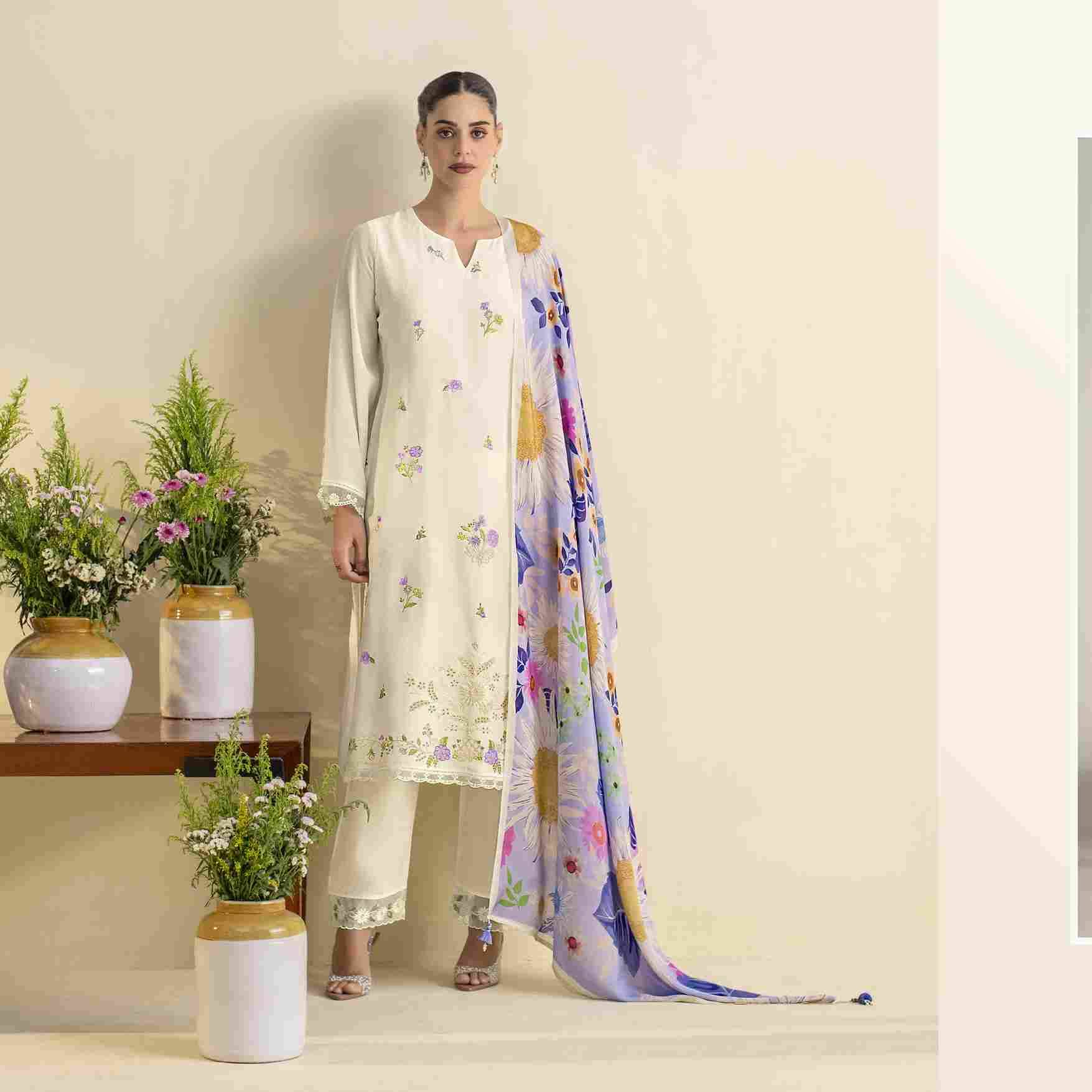 Surajmukhi By Sohni 291 To 294 Series Beautiful Suits Colorful Stylish Fancy Casual Wear & Ethnic Wear Pure Lawn Embroidery Dresses At Wholesale Price