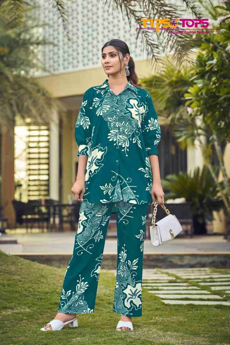 Lifestyle By Tips And Tops 1001 To 1006 Series Designer Stylish Fancy Colorful Beautiful Party Wear & Ethnic Wear Collection Rayon Print Co-Ord At Wholesale Price