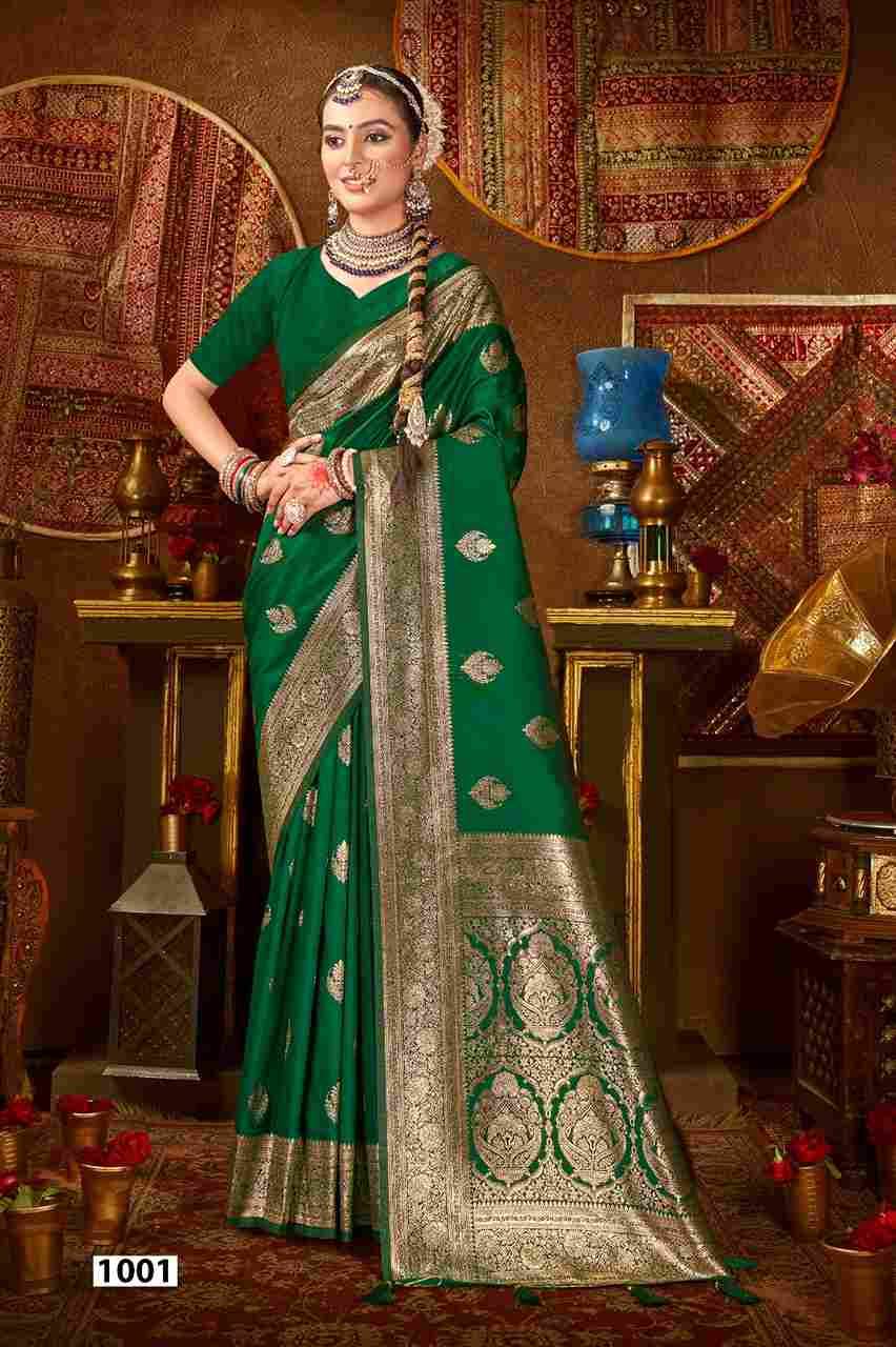 Roopmandir Silk Vol-1 By Saroj 1001 To 1006 Series Indian Traditional Wear Collection Beautiful Stylish Fancy Colorful Party Wear & Occasional Wear Soft Silk Sarees At Wholesale Price