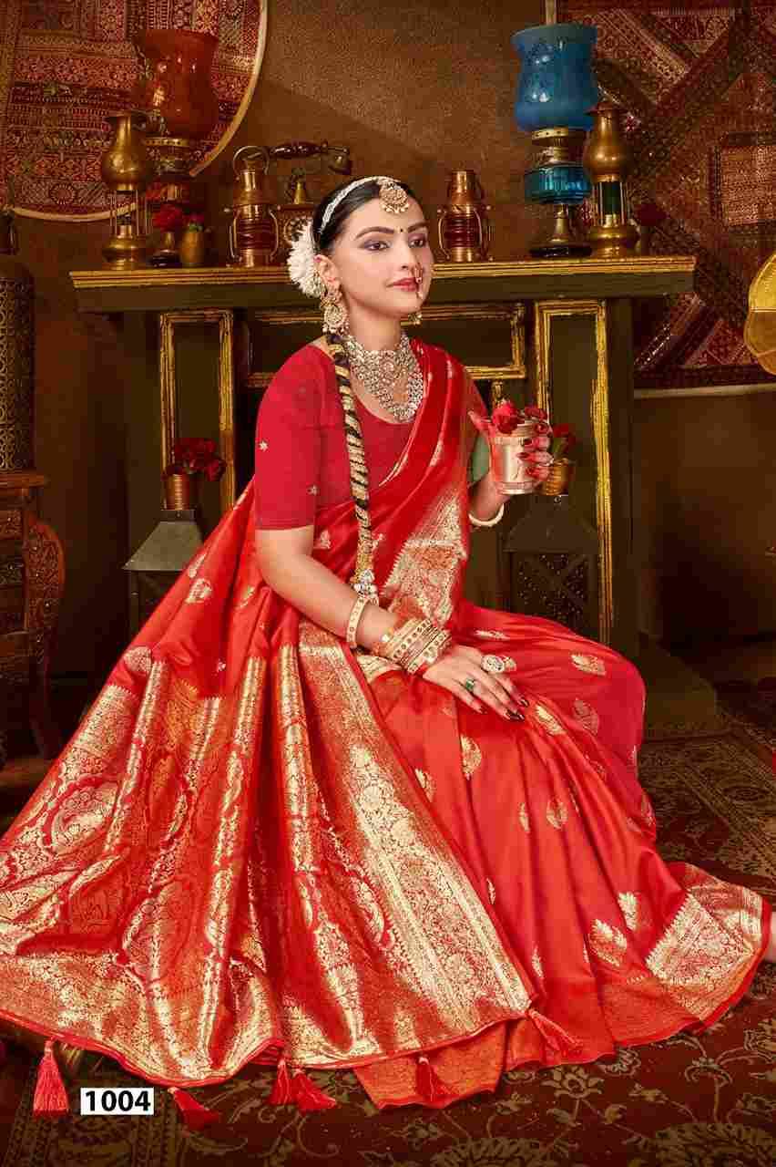 Roopmandir Silk Vol-1 By Saroj 1001 To 1006 Series Indian Traditional Wear Collection Beautiful Stylish Fancy Colorful Party Wear & Occasional Wear Soft Silk Sarees At Wholesale Price