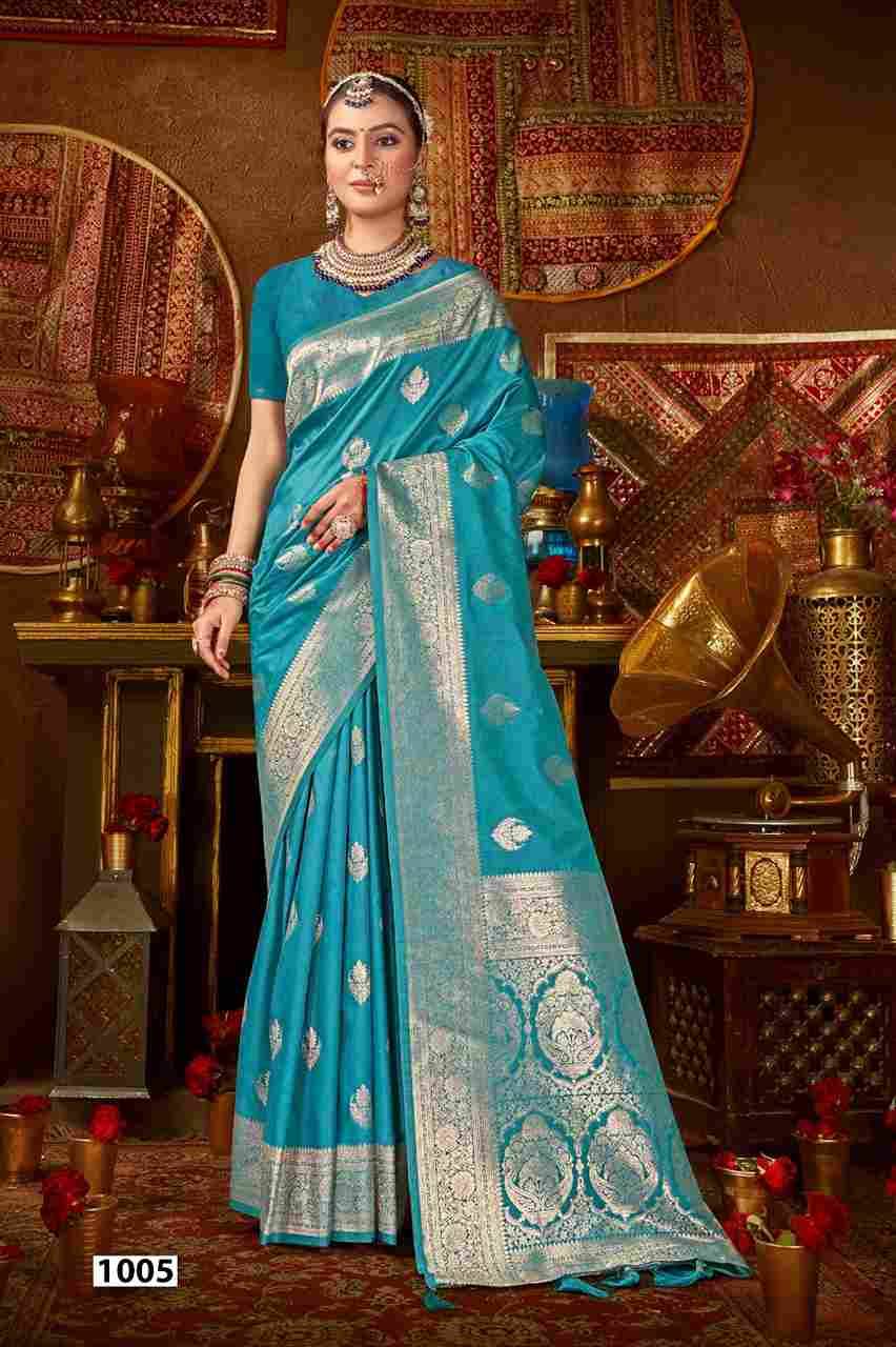Roopmandir Silk Vol-1 By Saroj 1001 To 1006 Series Indian Traditional Wear Collection Beautiful Stylish Fancy Colorful Party Wear & Occasional Wear Soft Silk Sarees At Wholesale Price