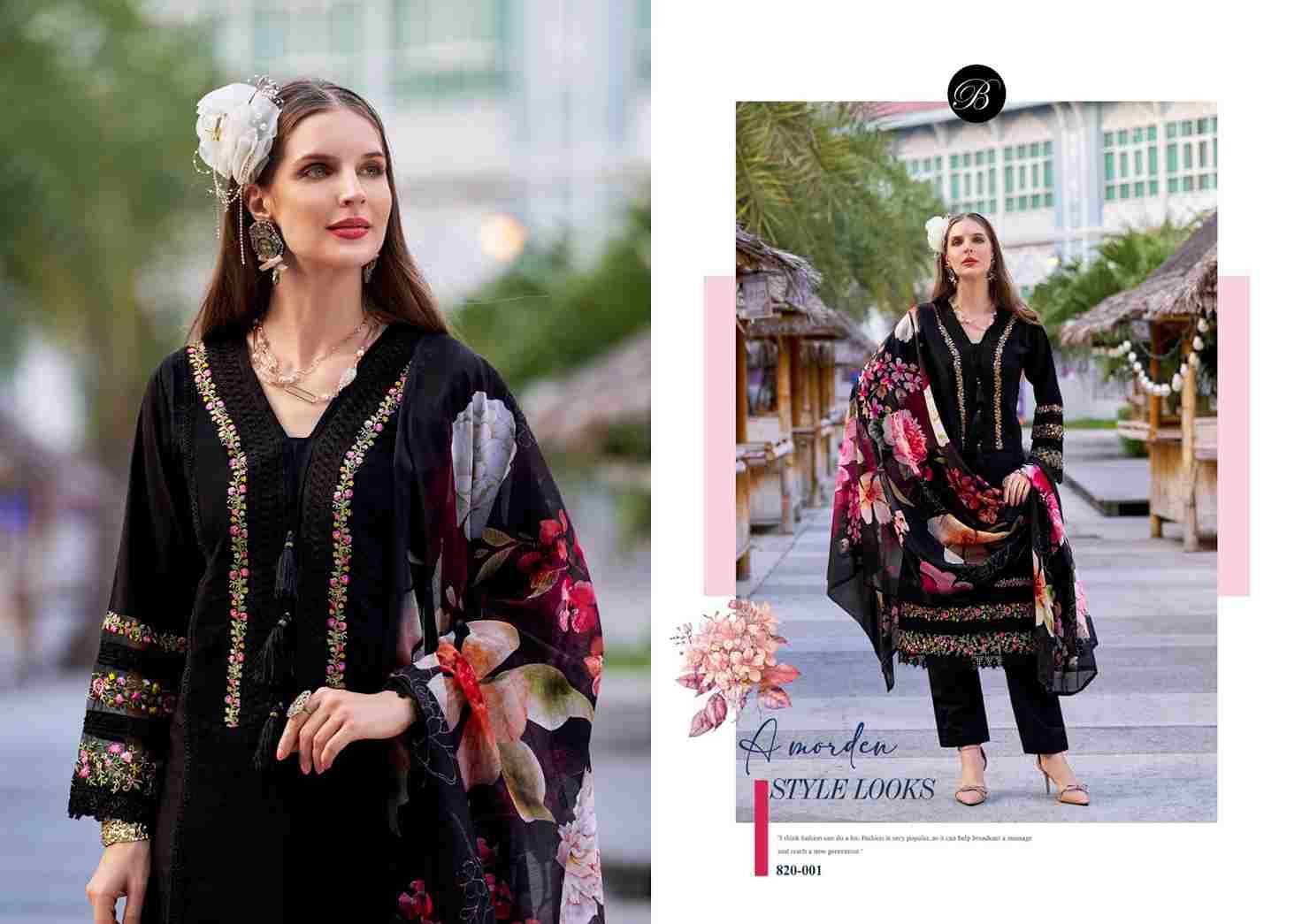 Majestic By Belliza 820-001 To 820-006 Series Beautiful Suits Colorful Stylish Fancy Casual Wear & Ethnic Wear Pure Roman Silk Dresses At Wholesale Price