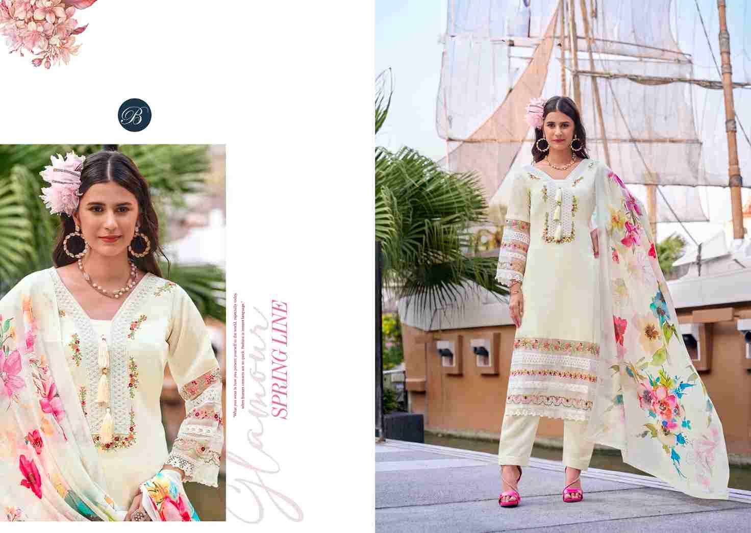 Majestic By Belliza 820-001 To 820-006 Series Beautiful Suits Colorful Stylish Fancy Casual Wear & Ethnic Wear Pure Roman Silk Dresses At Wholesale Price