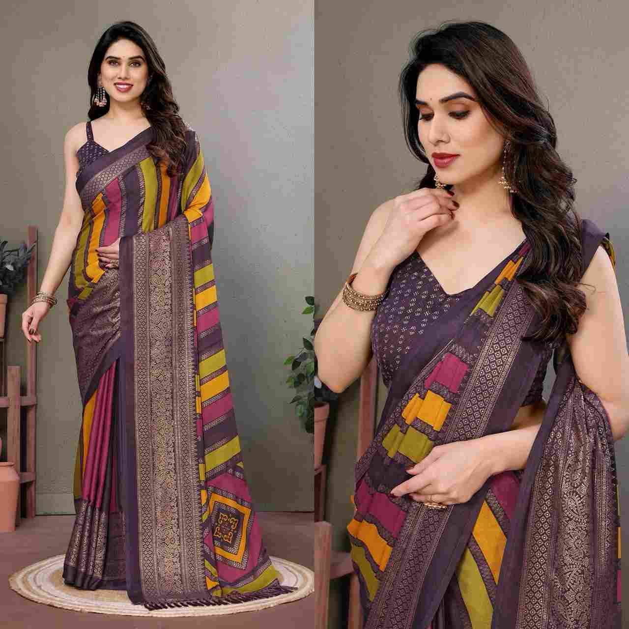 SD-2 By Fashid Wholesale 01 To 08 Series Indian Traditional Wear Collection Beautiful Stylish Fancy Colorful Party Wear & Occasional Wear Moss Silk Sarees At Wholesale Price