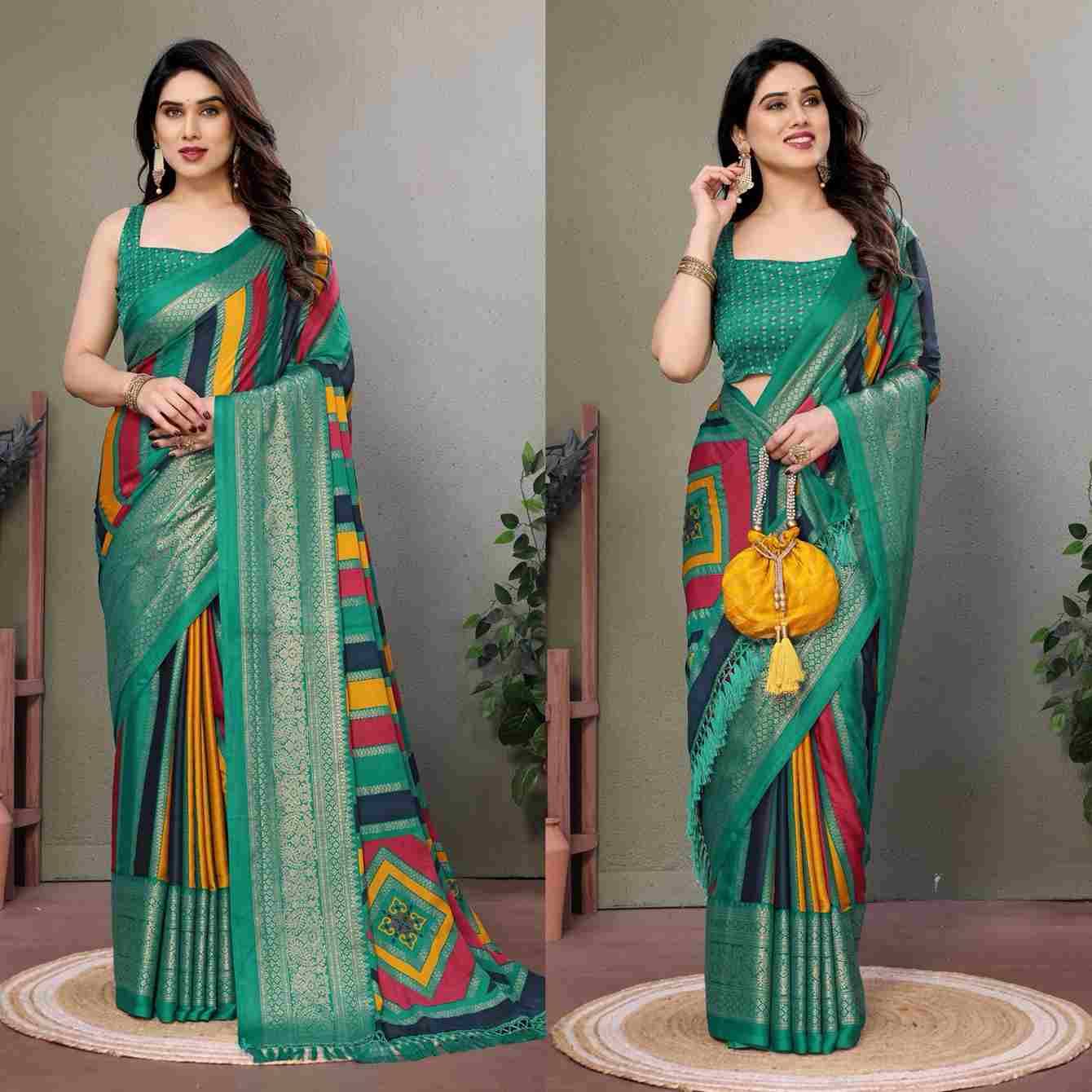 SD-2 By Fashid Wholesale 01 To 08 Series Indian Traditional Wear Collection Beautiful Stylish Fancy Colorful Party Wear & Occasional Wear Moss Silk Sarees At Wholesale Price