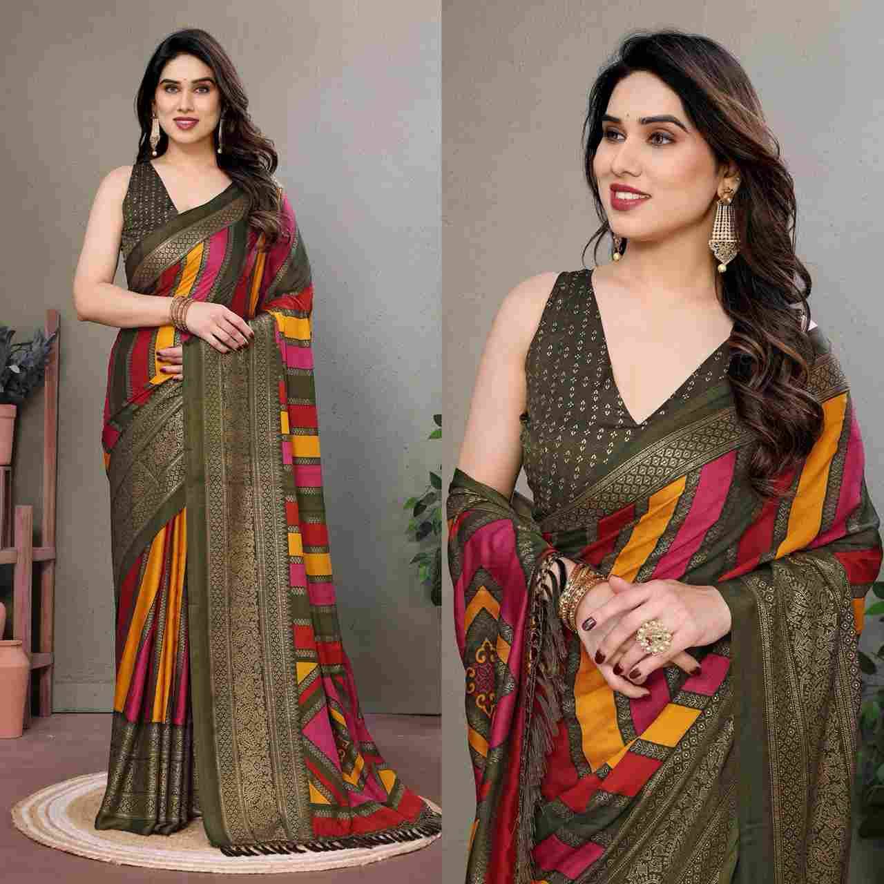 SD-2 By Fashid Wholesale 01 To 08 Series Indian Traditional Wear Collection Beautiful Stylish Fancy Colorful Party Wear & Occasional Wear Moss Silk Sarees At Wholesale Price