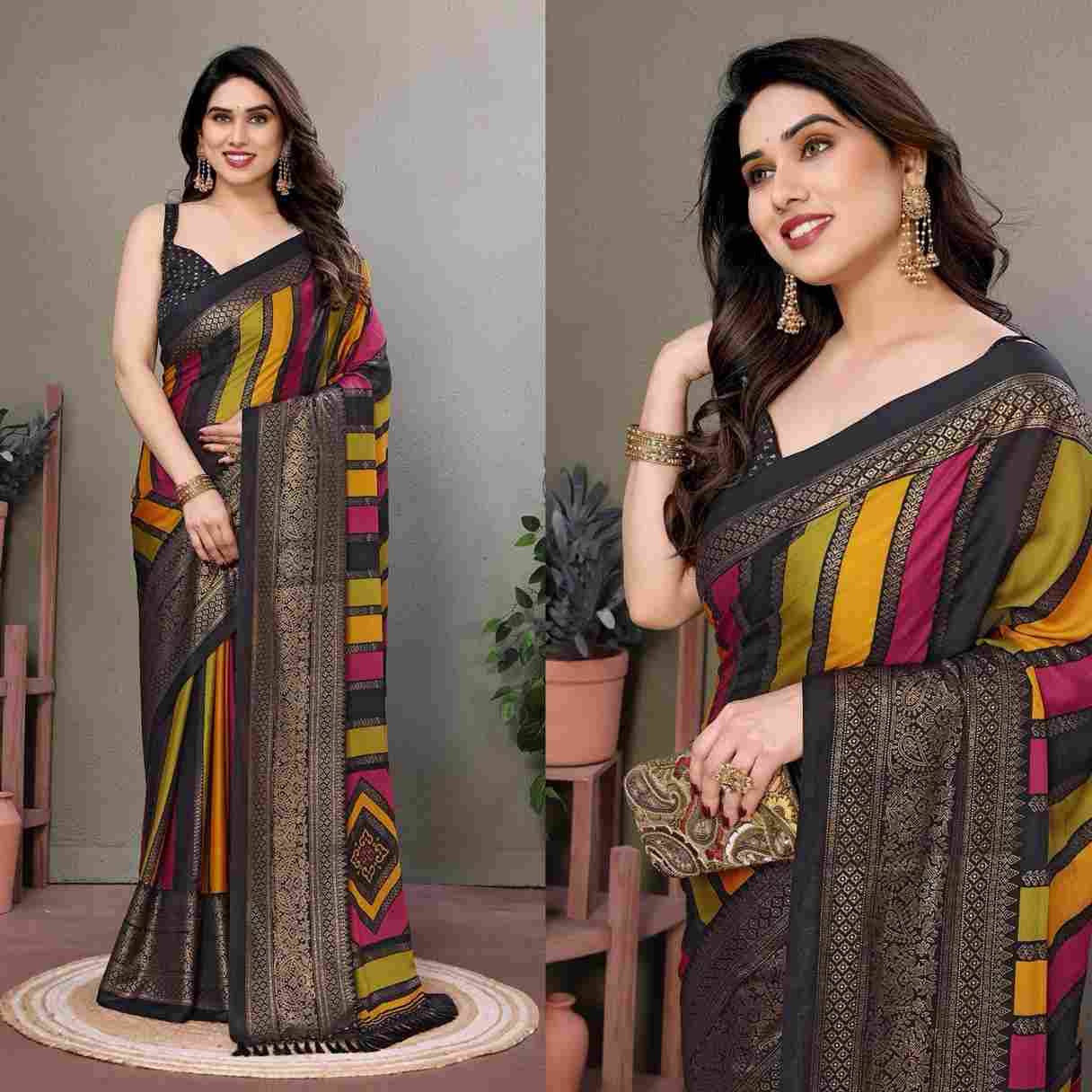 SD-2 By Fashid Wholesale 01 To 08 Series Indian Traditional Wear Collection Beautiful Stylish Fancy Colorful Party Wear & Occasional Wear Moss Silk Sarees At Wholesale Price