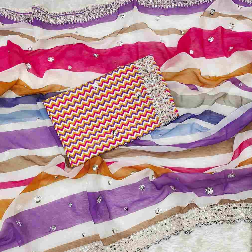 SD-7 By Fashid Wholesale 01 To 02 Series Indian Traditional Wear Collection Beautiful Stylish Fancy Colorful Party Wear & Occasional Wear Georgette Sarees At Wholesale Price