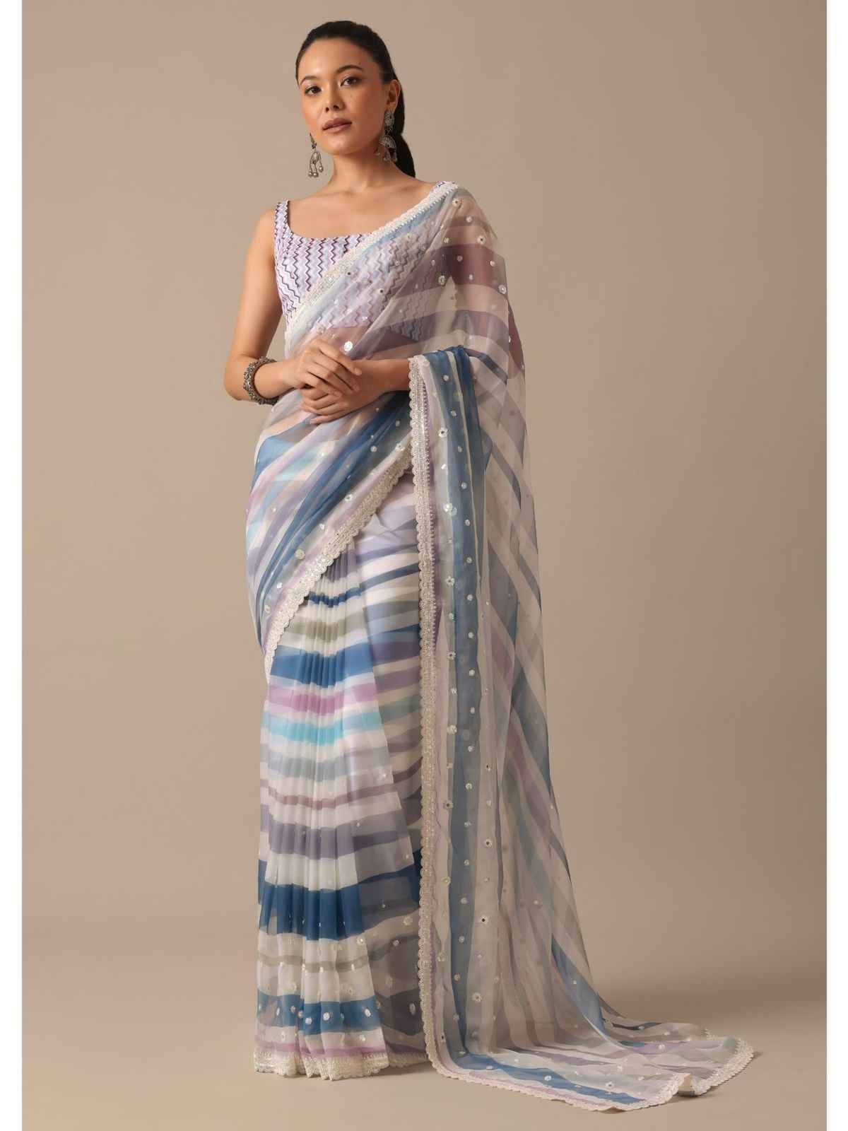 SD-7 By Fashid Wholesale 01 To 02 Series Indian Traditional Wear Collection Beautiful Stylish Fancy Colorful Party Wear & Occasional Wear Georgette Sarees At Wholesale Price