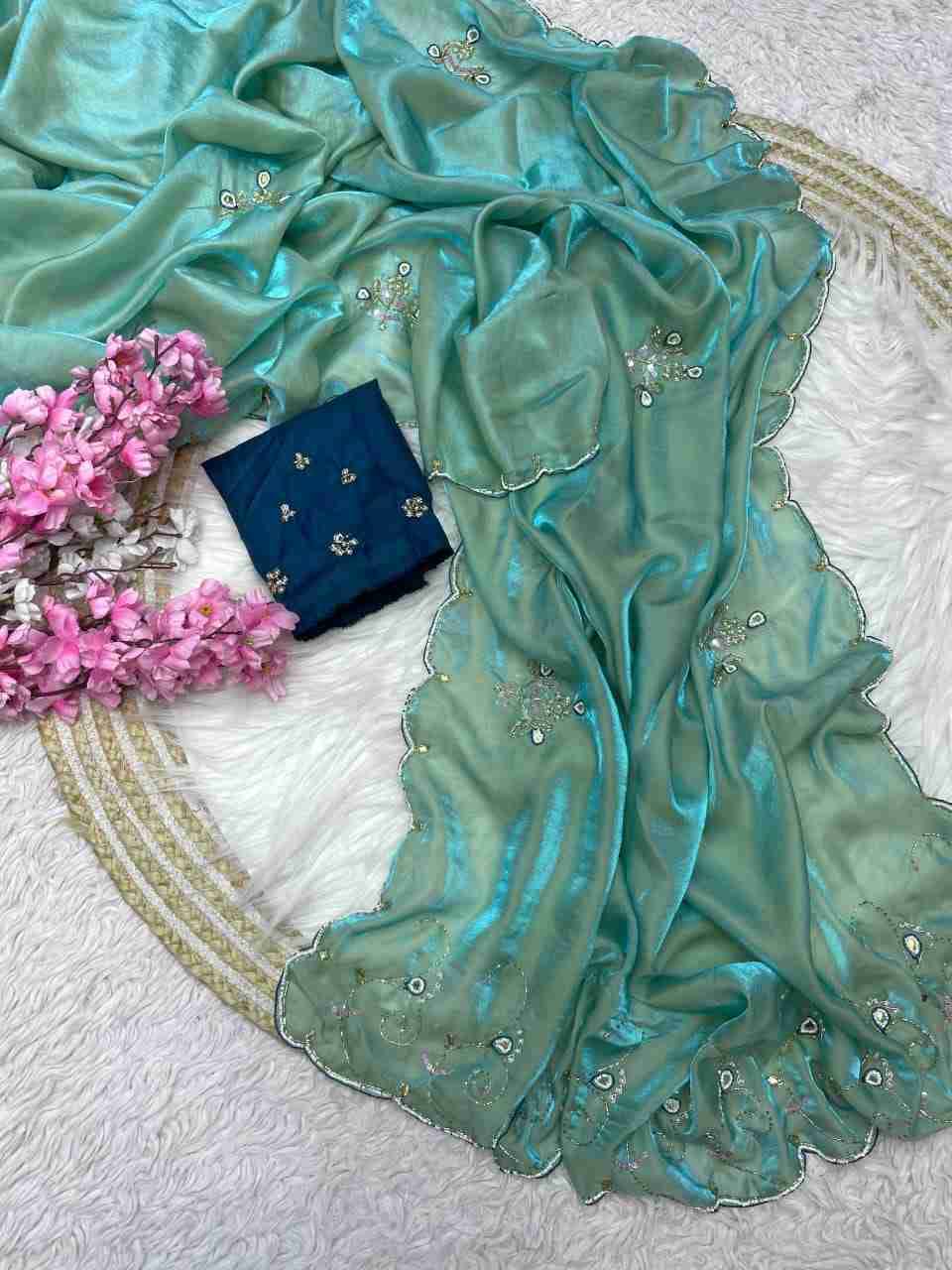 SD-9 By Fashid Wholesale 01 To 06 Series Indian Traditional Wear Collection Beautiful Stylish Fancy Colorful Party Wear & Occasional Wear Satin Sarees At Wholesale Price