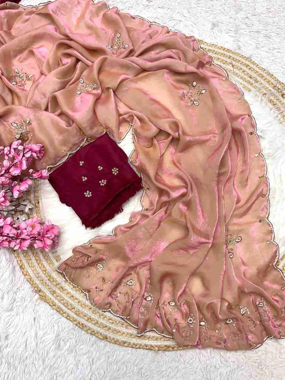 SD-9 By Fashid Wholesale 01 To 06 Series Indian Traditional Wear Collection Beautiful Stylish Fancy Colorful Party Wear & Occasional Wear Satin Sarees At Wholesale Price