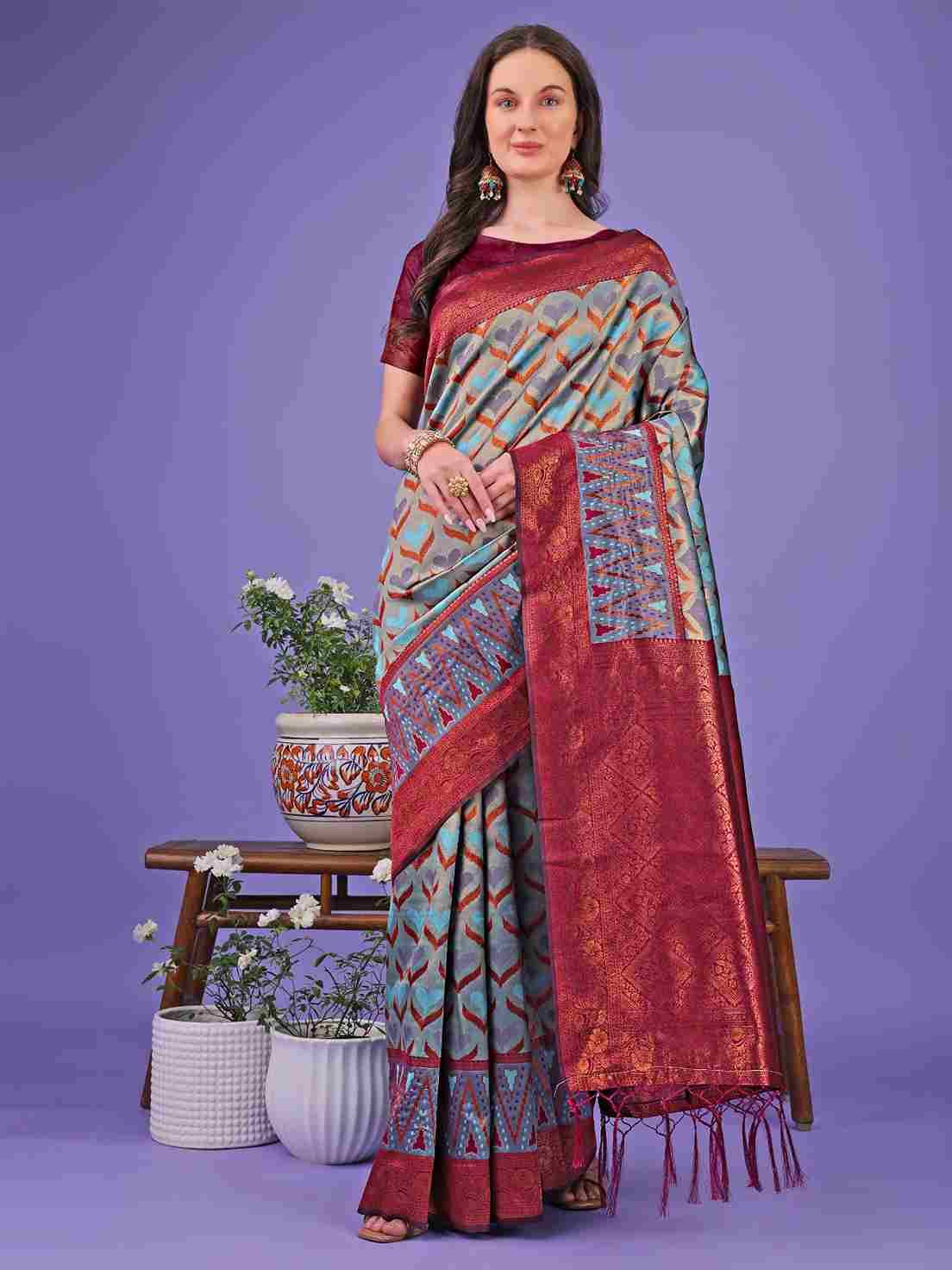 Blossom By Fashid Wholesale 1001 To 1008 Series Indian Traditional Wear Collection Beautiful Stylish Fancy Colorful Party Wear & Occasional Wear Lichi Silk Sarees At Wholesale Price
