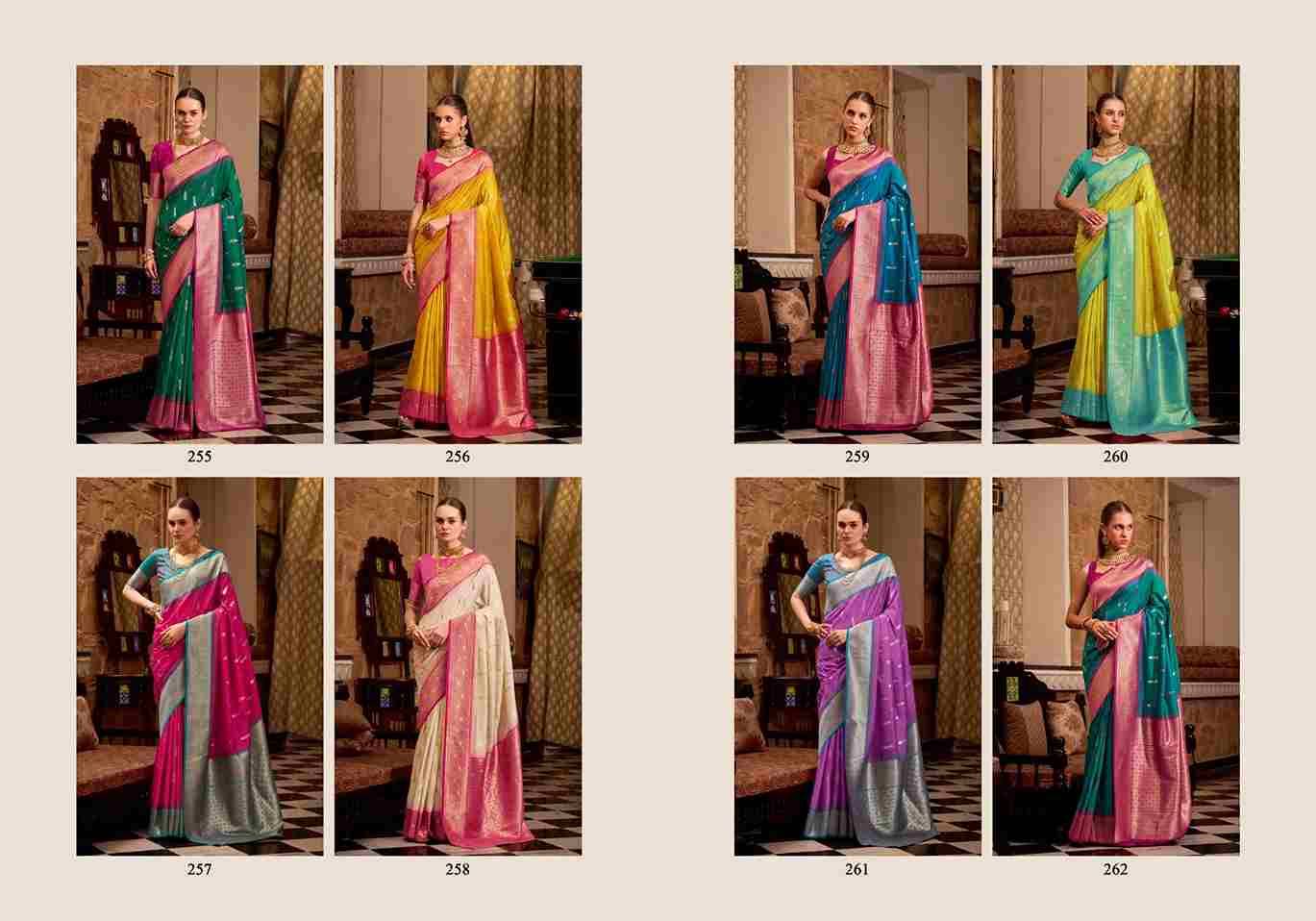 Gatha By Rajpath 255 To 262 Series Indian Traditional Wear Collection Beautiful Stylish Fancy Colorful Party Wear & Occasional Wear Soft Silk Sarees At Wholesale Price