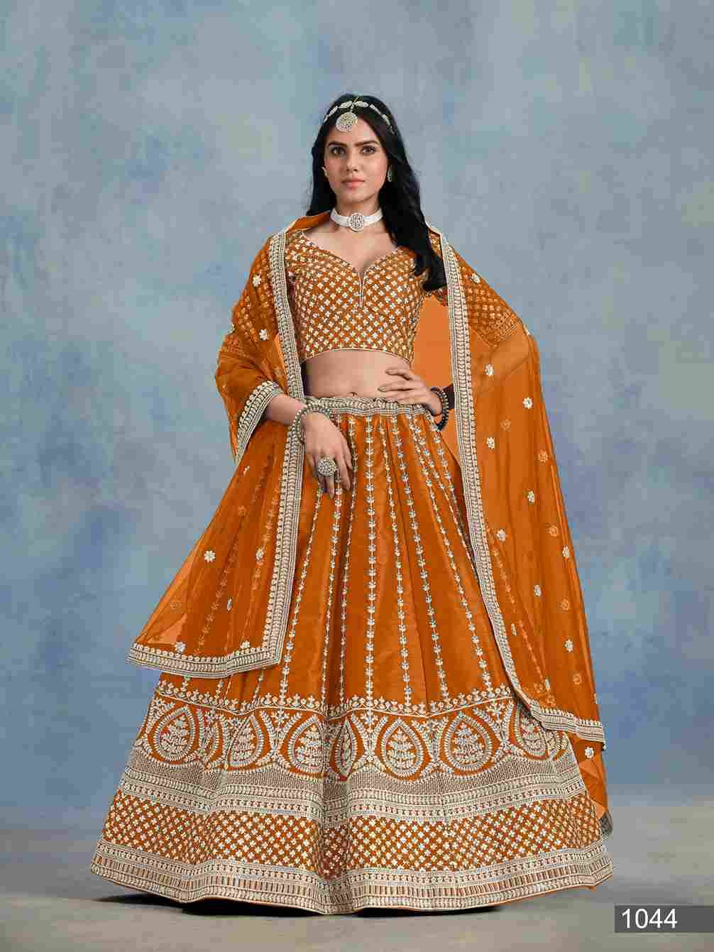 Ayana By Mehvish 1041 To 1044 Series Designer Beautiful Collection Occasional Wear & Party Wear Art Silk Lehengas At Wholesale Price