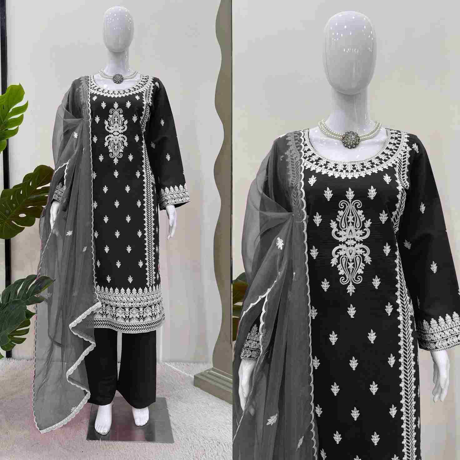 R-5861 By Fashid Wholesale 01 To 02 Series Beautiful Festive Suits Colorful Stylish Fancy Casual Wear & Ethnic Wear Roman Silk Dresses At Wholesale Price