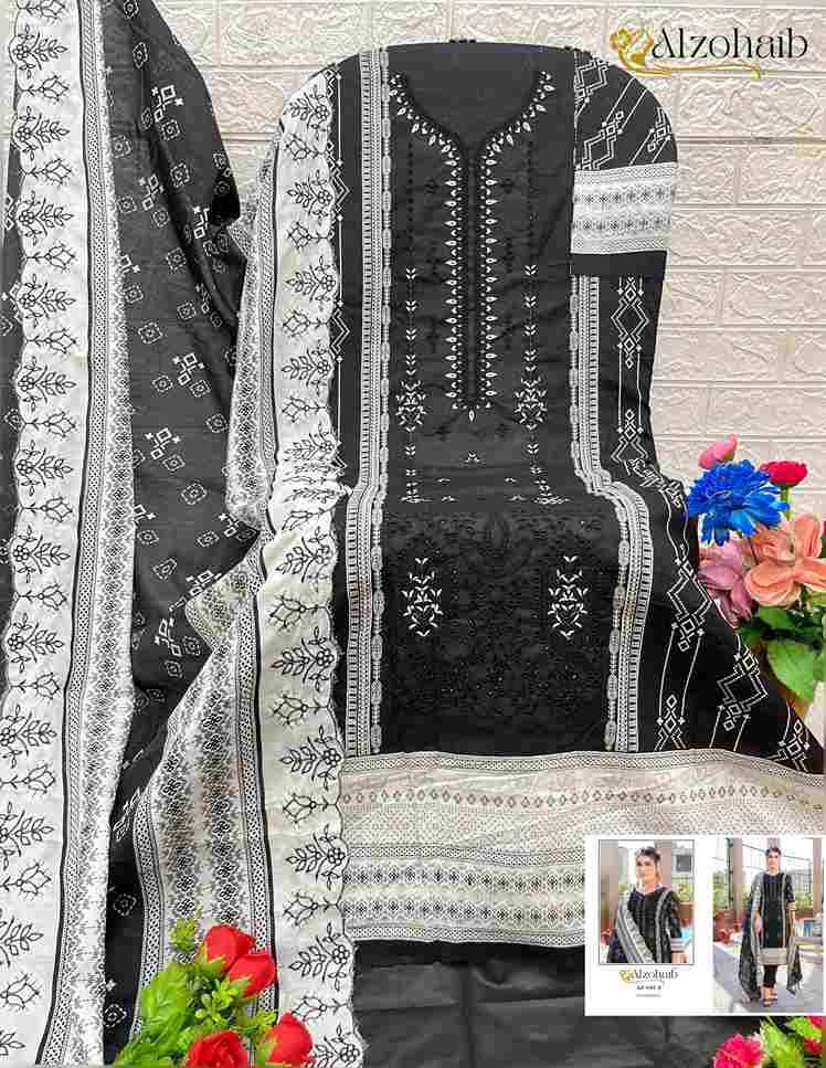 Alzohaib-1181 Colours By Alzohaib 1181-A To 1181-B Series Beautiful Pakistani Suits Stylish Fancy Colorful Party Wear & Occasional Wear Pure Cotton Print Dresses At Wholesale Price