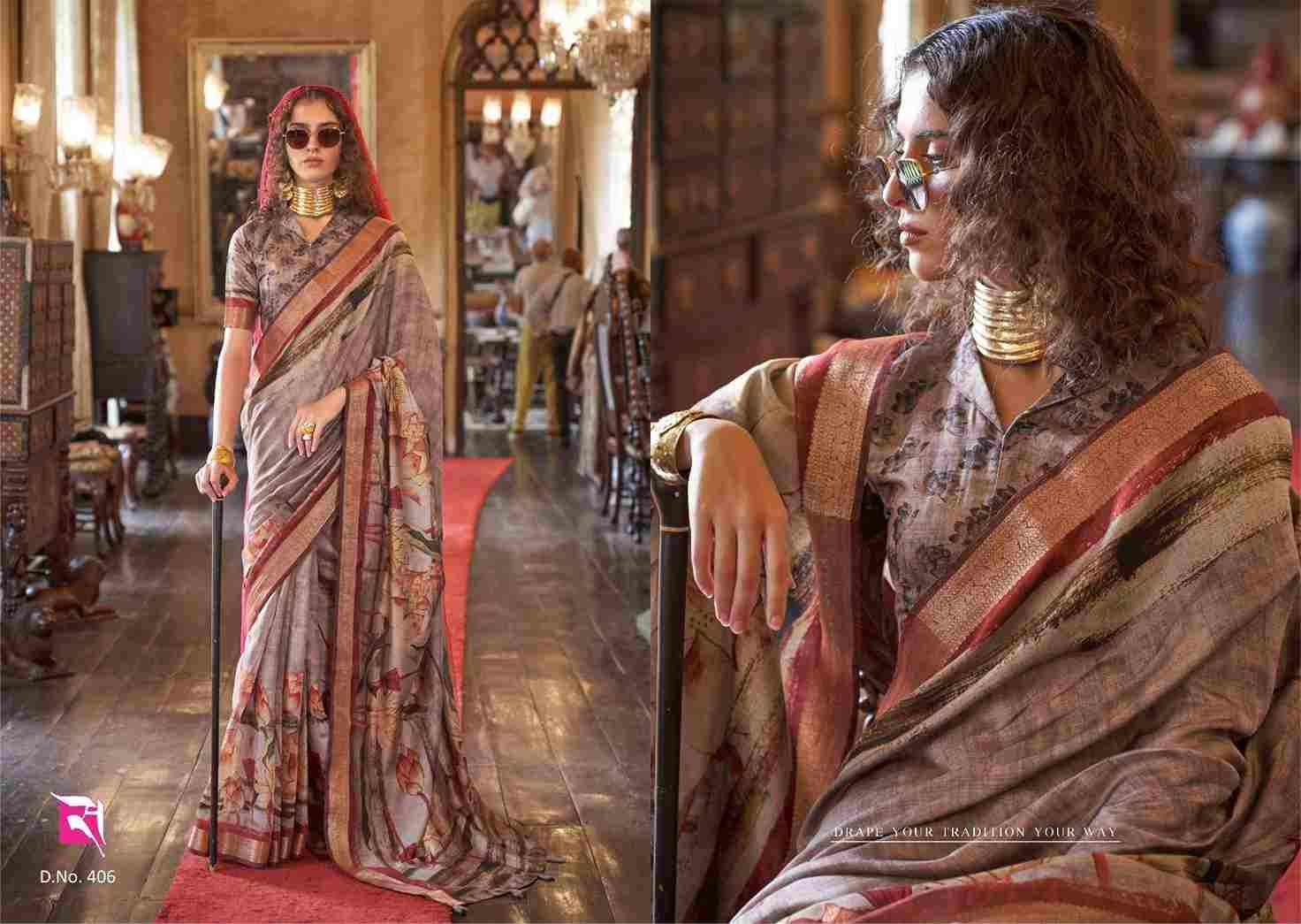 Emporia By Sasural 401 To 408 Series Indian Traditional Wear Collection Beautiful Stylish Fancy Colorful Party Wear & Occasional Wear Viscose Silk Sarees At Wholesale Price