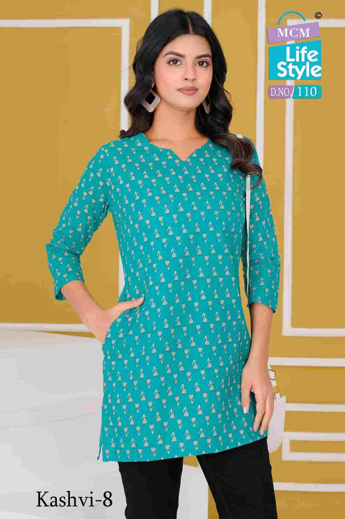 Kashvi Vol-8 By MCM Lifestyle Designer Stylish Fancy Colorful Beautiful Party Wear & Ethnic Wear Collection Pure Cotton Print Kurtis At Wholesale Price
