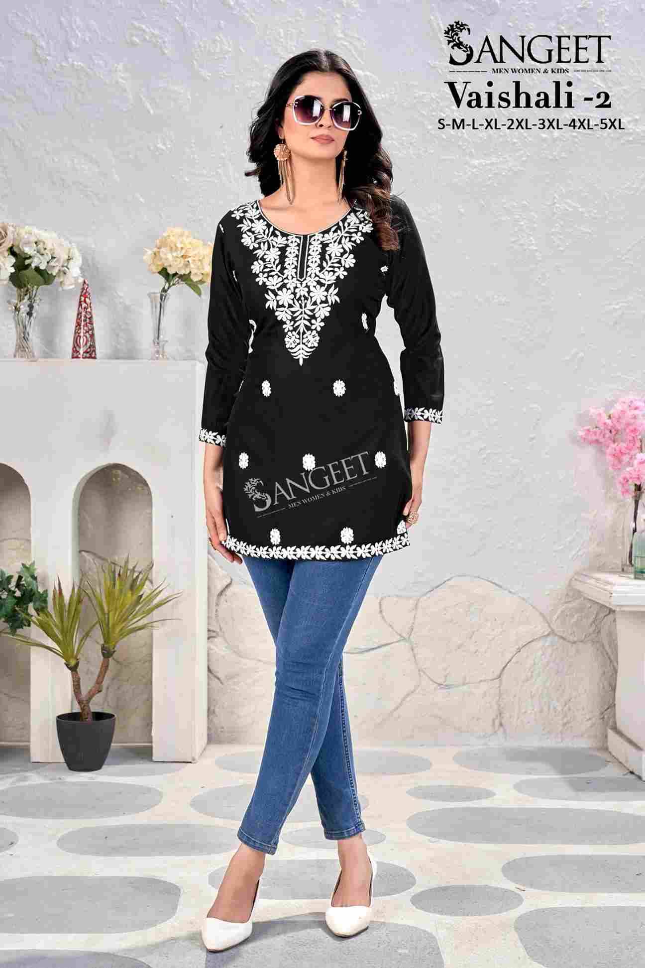 Vaishali Vol-2 By Sangeet 1001 To 1006 Series Designer Stylish Fancy Colorful Beautiful Party Wear & Ethnic Wear Collection Rayon Print Tops At Wholesale Price