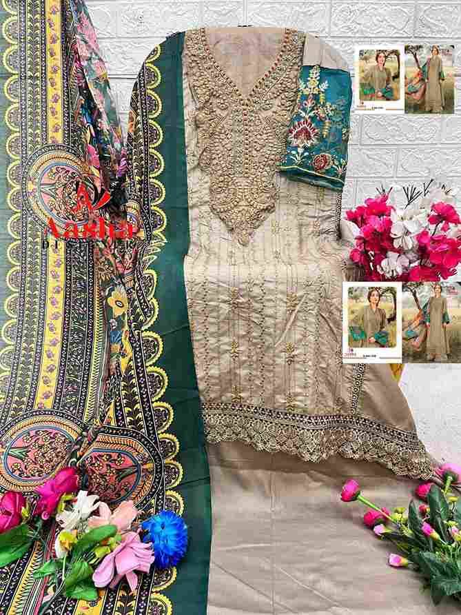 Aasha 1155 Colours By Aasha Designer 1155-A To 1155-B Series Pakistani Suits Beautiful Fancy Colorful Stylish Party Wear & Occasional Wear Heavy Rayon Embroidery Dresses At Wholesale Price