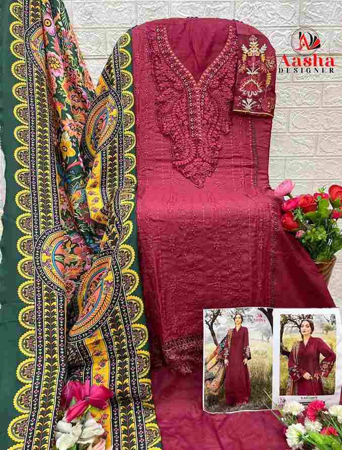Aasha 1155 Colours By Aasha Designer 1155-A To 1155-B Series Pakistani Suits Beautiful Fancy Colorful Stylish Party Wear & Occasional Wear Heavy Rayon Embroidery Dresses At Wholesale Price