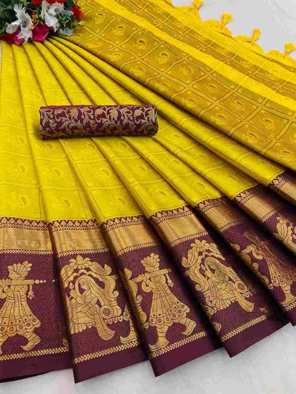 Ab-Aura Palakhi By Fashid Wholesale 01 To 06 Series Indian Traditional Wear Collection Beautiful Stylish Fancy Colorful Party Wear & Occasional Wear Pure Mercerized Cotton Silk Sarees At Wholesale Price