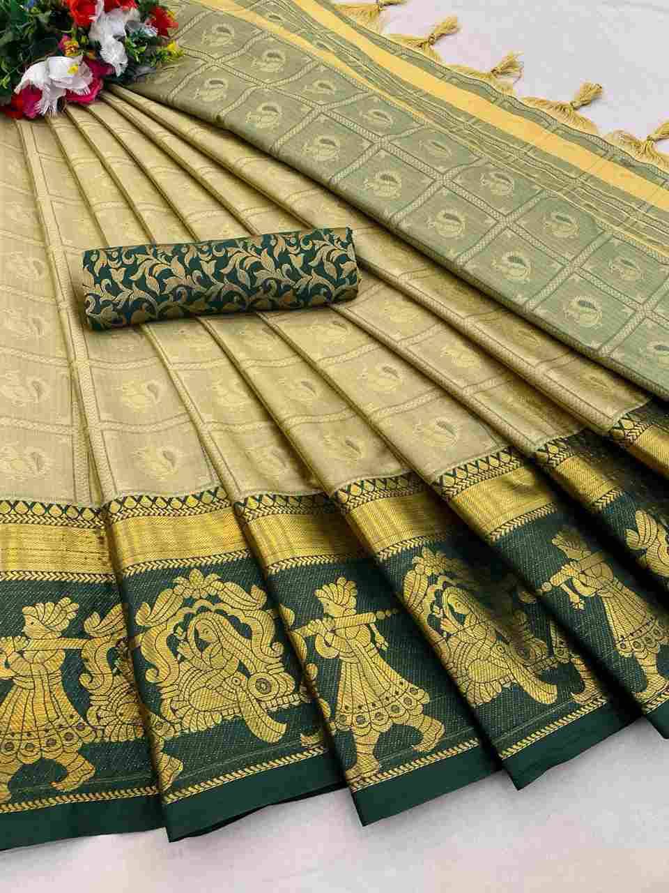 Ab-Aura Palakhi By Fashid Wholesale 01 To 06 Series Indian Traditional Wear Collection Beautiful Stylish Fancy Colorful Party Wear & Occasional Wear Pure Mercerized Cotton Silk Sarees At Wholesale Price