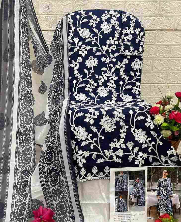 Pakistani 5184 Colours By Fashid Wholesale 5184-A To 5184-D Series Designer Pakistani Suits Beautiful Fancy Stylish Colorful Party Wear & Occasional Wear Heavy Rayon Cotton Embroidery Dresses At Wholesale Price
