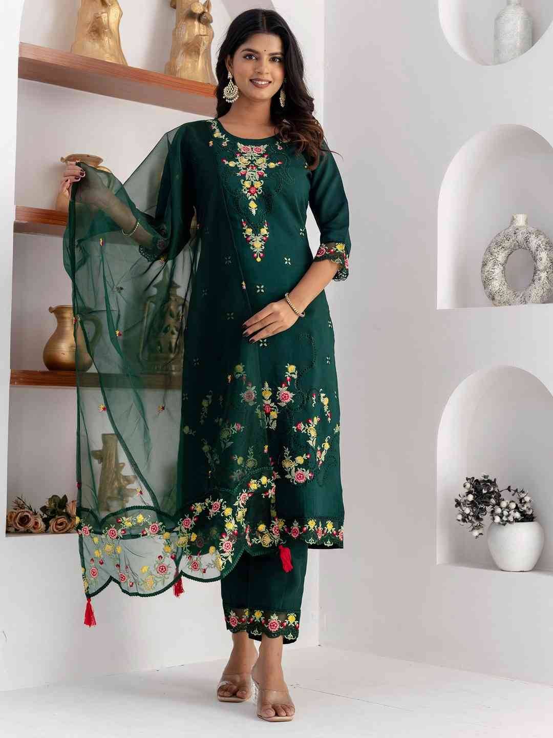 Aroma Vol-2 By PC 201 To 206 Series Festive Suits Beautiful Fancy Colorful Stylish Party Wear & Occasional Wear Viscose Silk Embroidered Dresses At Wholesale Price