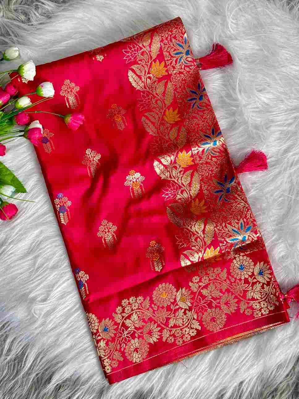 Vv-09 By Fashid Wholesale 01 To 09 Series Indian Traditional Wear Collection Beautiful Stylish Fancy Colorful Party Wear & Occasional Wear Katan Silk Sarees At Wholesale Price