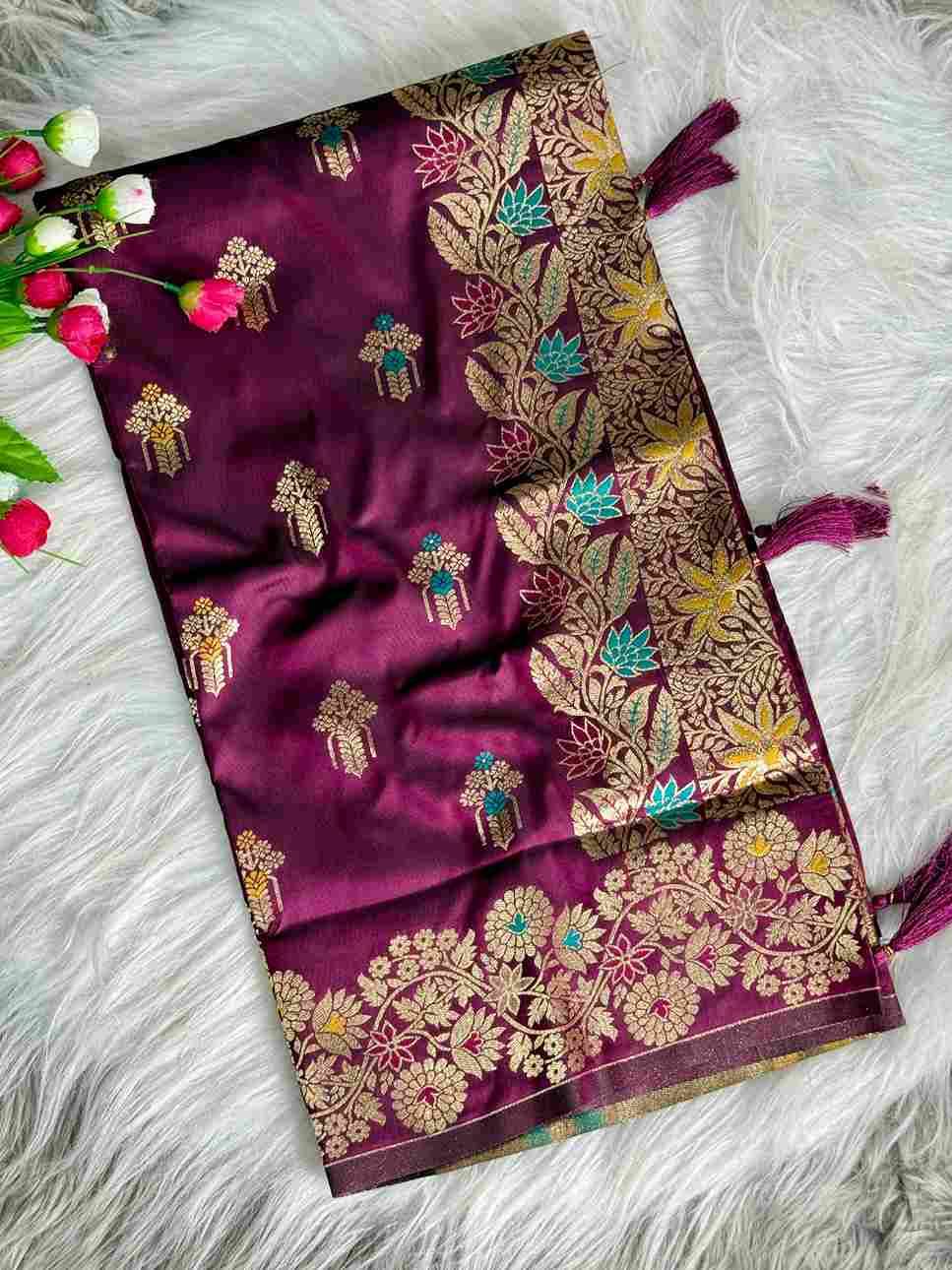 Vv-09 By Fashid Wholesale 01 To 09 Series Indian Traditional Wear Collection Beautiful Stylish Fancy Colorful Party Wear & Occasional Wear Katan Silk Sarees At Wholesale Price