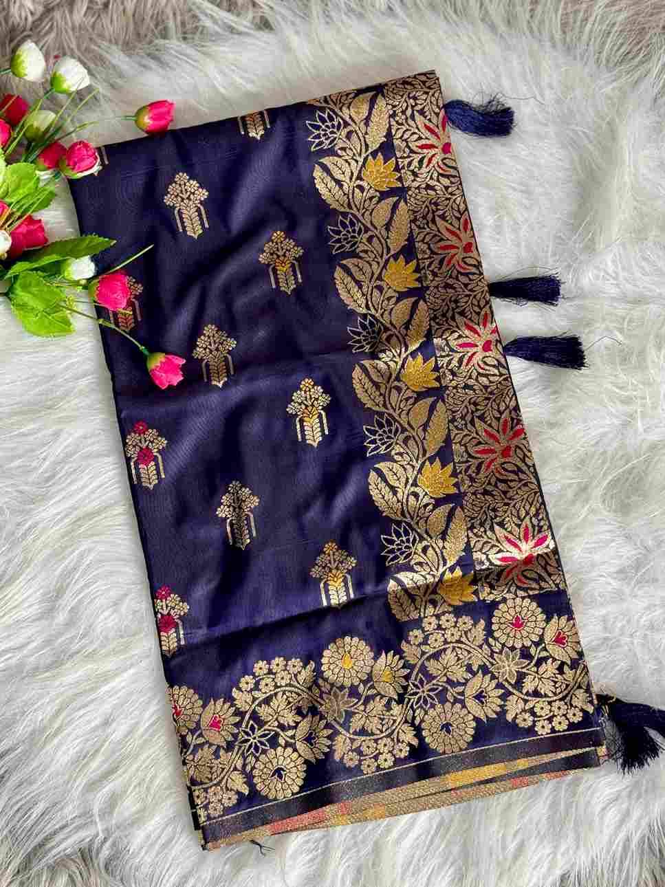 Vv-09 By Fashid Wholesale 01 To 09 Series Indian Traditional Wear Collection Beautiful Stylish Fancy Colorful Party Wear & Occasional Wear Katan Silk Sarees At Wholesale Price