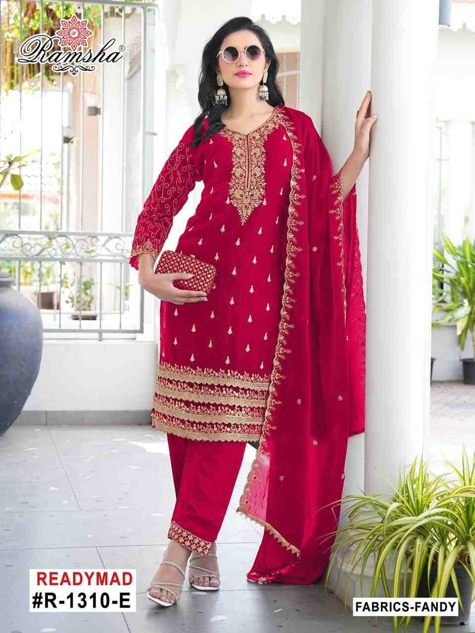 Ramsha 1310 Colours Vol-2 By Ramsha 1310-E To 1310-H Series Designer Pakistani Suits Beautiful Fancy Colorful Stylish Party Wear & Occasional Wear Fandy Embroidered Dresses At Wholesale Price
