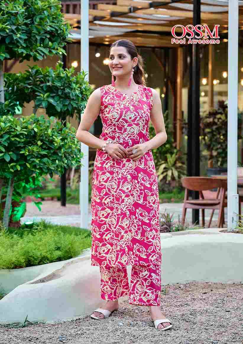 Summer Threads Vol-3 By Ossm 3001 To 3006 Series Designer Stylish Fancy Colorful Beautiful Party Wear & Ethnic Wear Collection Premium Cotton Co-Ords At Wholesale Price