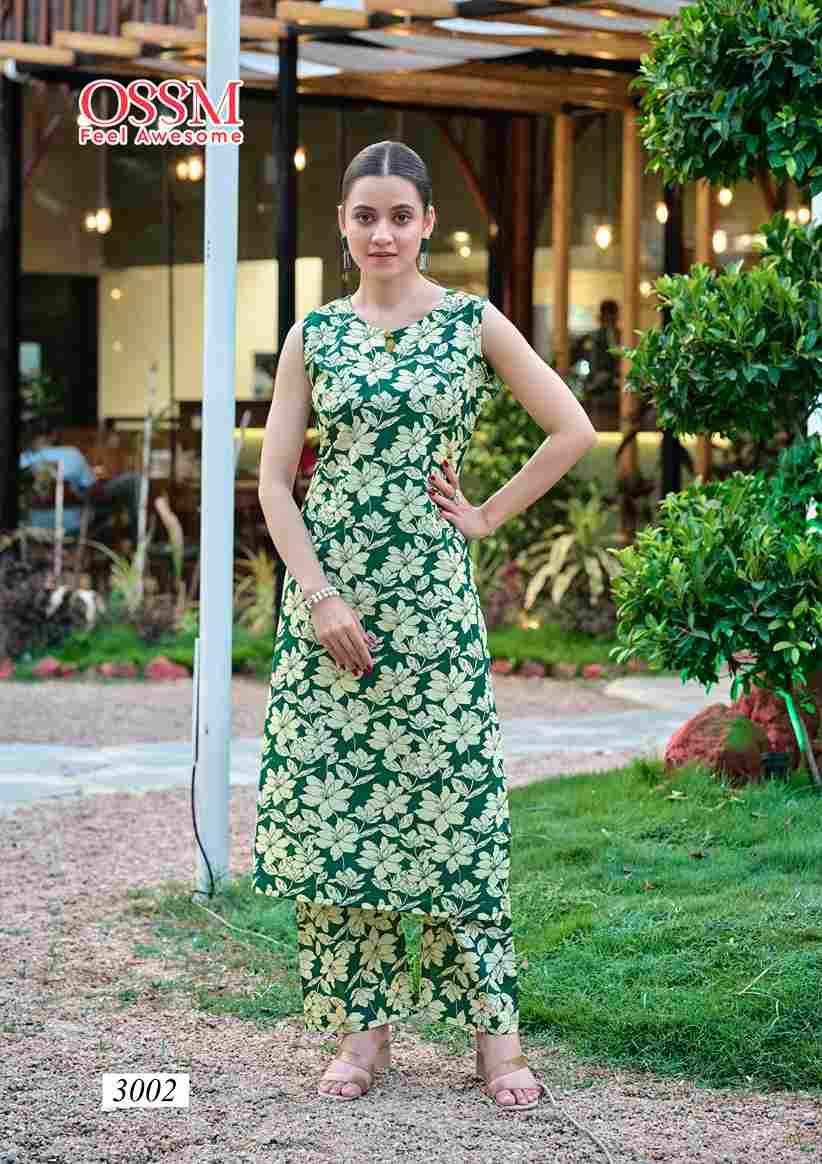 Summer Threads Vol-3 By Ossm 3001 To 3006 Series Designer Stylish Fancy Colorful Beautiful Party Wear & Ethnic Wear Collection Premium Cotton Co-Ords At Wholesale Price