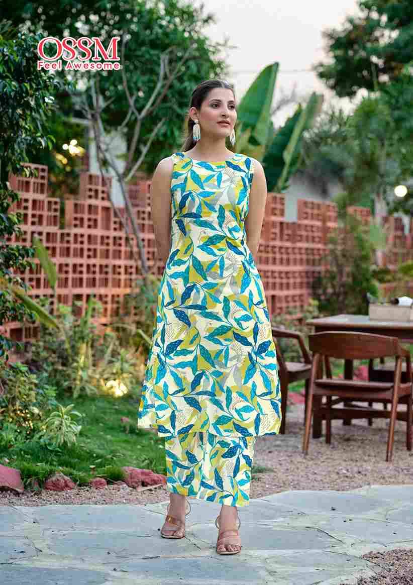 Summer Threads Vol-3 By Ossm 3001 To 3006 Series Designer Stylish Fancy Colorful Beautiful Party Wear & Ethnic Wear Collection Premium Cotton Co-Ords At Wholesale Price