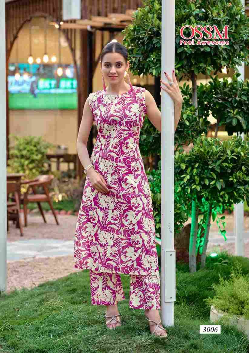 Summer Threads Vol-3 By Ossm 3001 To 3006 Series Designer Stylish Fancy Colorful Beautiful Party Wear & Ethnic Wear Collection Premium Cotton Co-Ords At Wholesale Price
