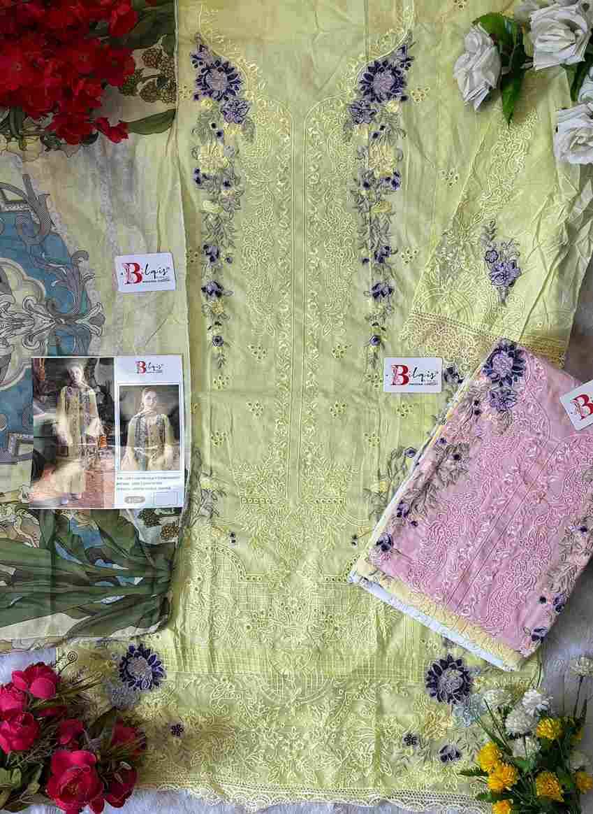 Bilqis 177 Colours By Bilqis 177-A To 177-D Series Beautiful Pakistani Suits Stylish Fancy Colorful Party Wear & Occasional Wear Cotton Lawn Embroidery Dresses At Wholesale Price