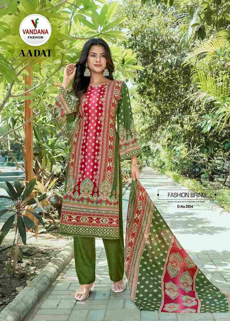 Aadat Vol-2 By Vandana Fashion 2001 To 2006 Series Beautiful Festive Suits Stylish Fancy Colorful Casual Wear & Ethnic Wear Viscose Rayon Print Dresses At Wholesale Price